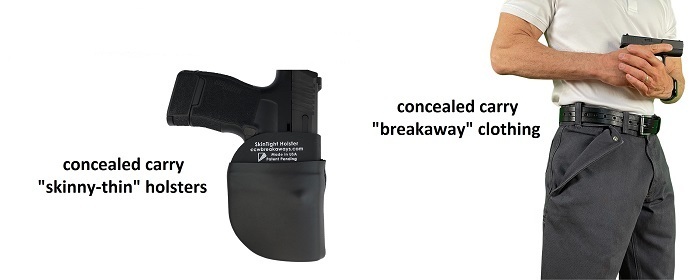 CCW Breakaways SkinTight Holsters and Concealed Carry Pants & Shorts
