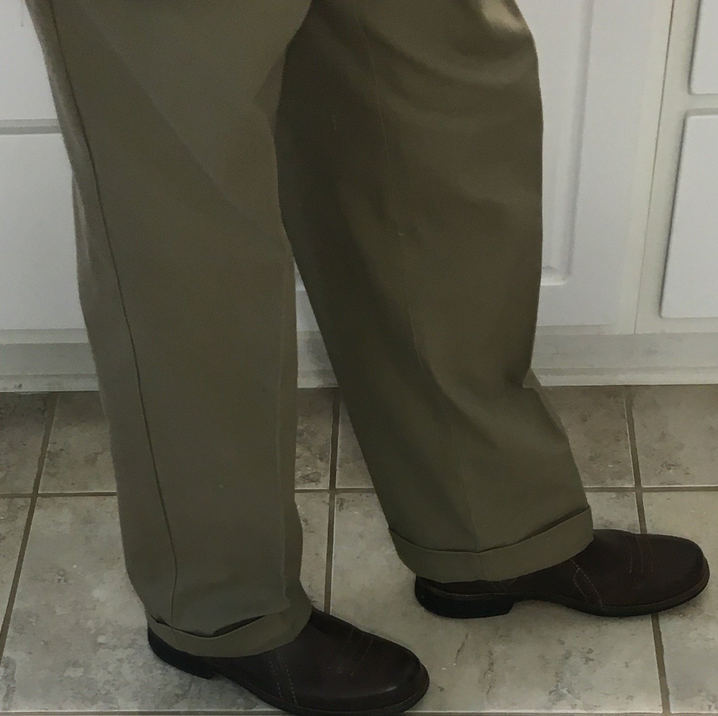Classic Khaki Pants with Cuffs